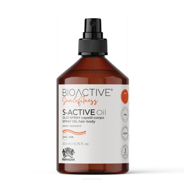 SUN&FITNESS Ochrona olejek do włosów 200ml